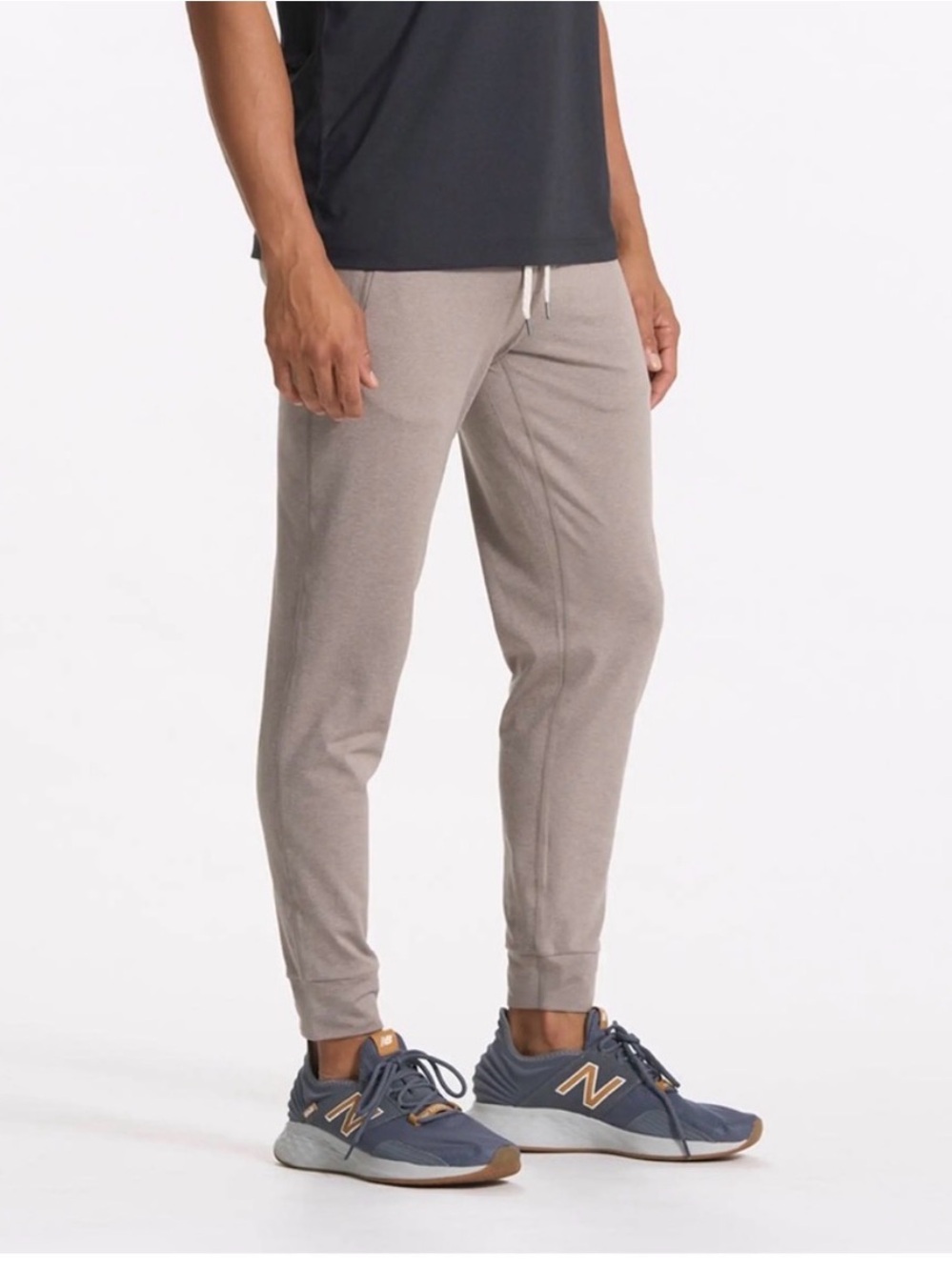 Vuori Ponto Performance Jogger Heather Walnut Size Medium
